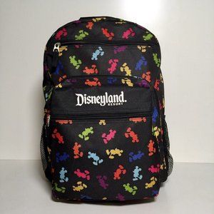 Disneyland Resort Zippered Backpack Mickey Mouse Bag NWT